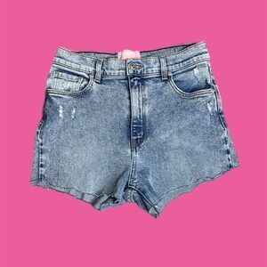 Revice Women’s High Rise Shorts Cut Off Rigid in Light Washed Sz 29